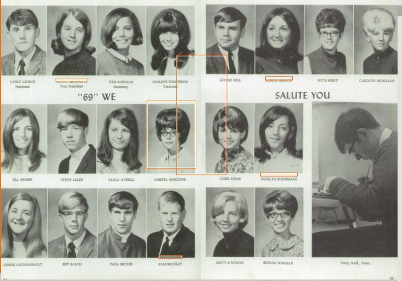 1969 Yearbook Class Of 1969